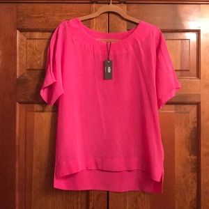 Tibi Silk Top